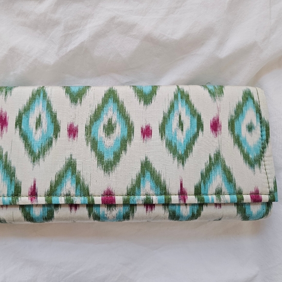 Silk Ikat Clutch by Larkin Lane - Picture 5 of 6